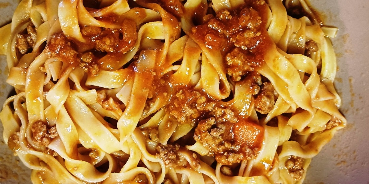 tagliatelle al ragù toscano di nonna Teresa